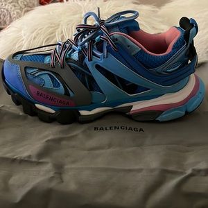 Balenciaga Track sneakers (pink & blue) size 41